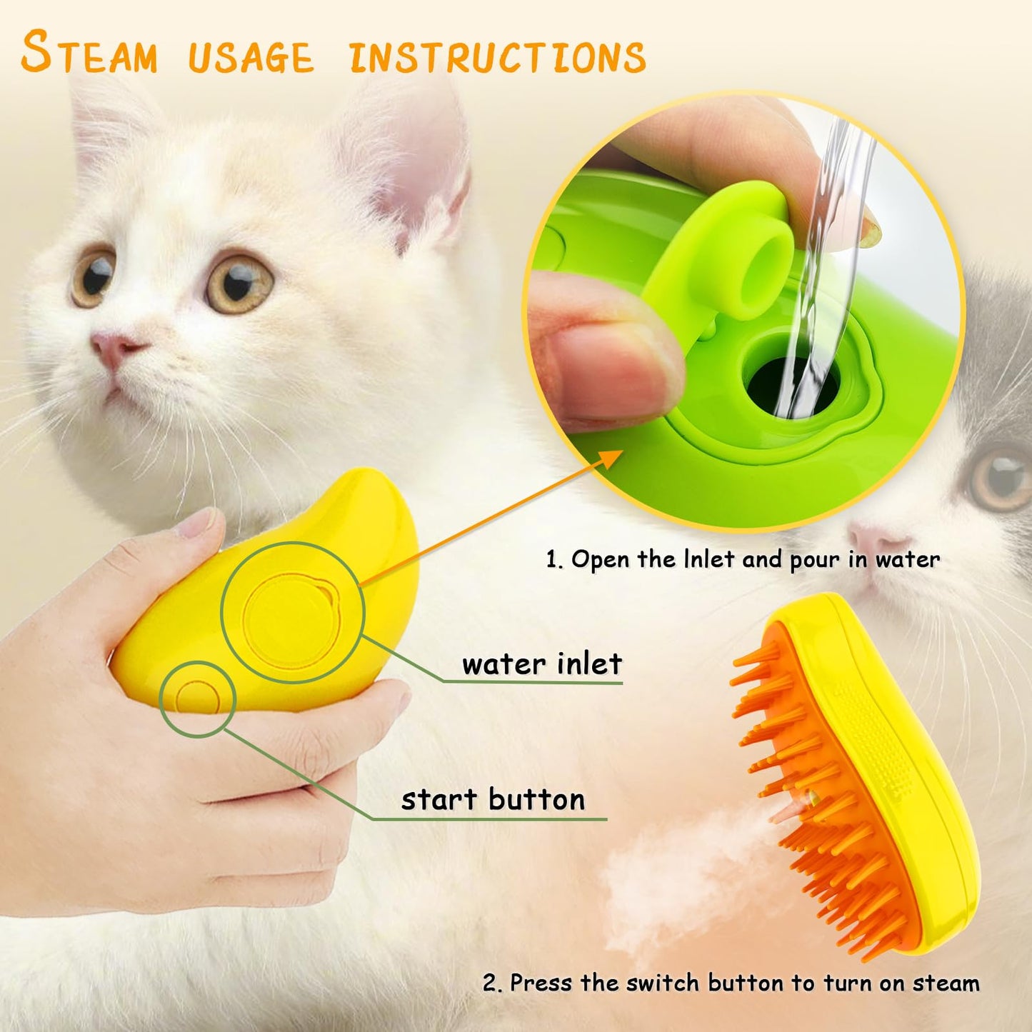 Steam Brush (3 In 1)